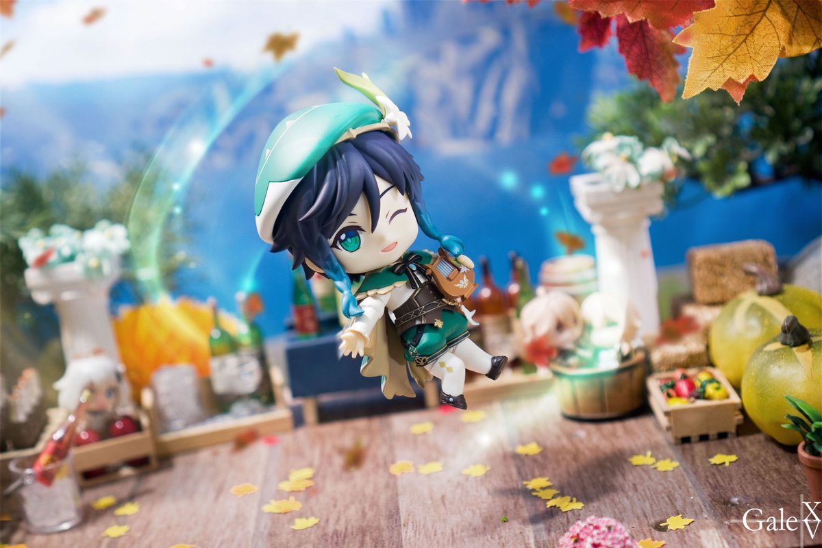 Gale_XV's tweet photo. [Of Ballads and Brews]

First look at nendoroid Venti from @GenshinImpact! Ehe~

#Venti #GenshinImpact #hoyoverse #mihoyo #nendoroid #nendography #goodsmile  #原神 #ねんどろいど #ウェンティ https://t.co/78awE1zD4g