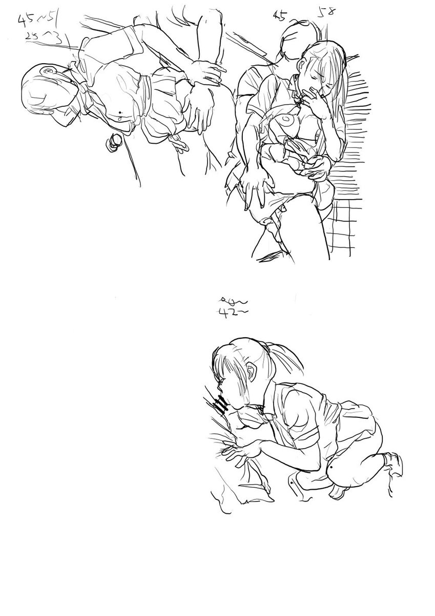 【R-18注意】写真模写練習。 