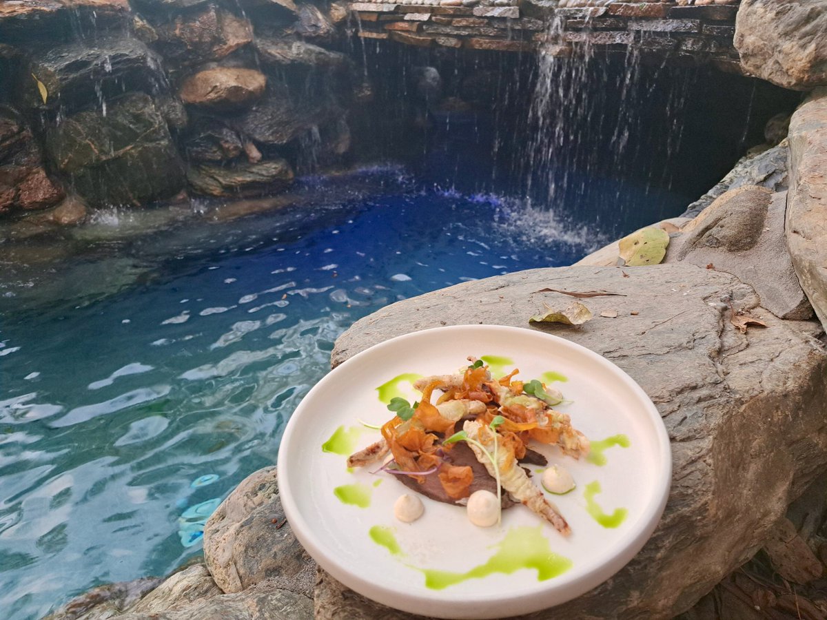 We love our Sunday Sundowners 🍹😀 .. This afternoon 4-7pm! Here we have one of our Sunday Sundowner tapas specials: Kangaroo tonnato with lemon myrtle &amp; pineapple.. and who can go past a tasty coconut margarita! 😋 🌴