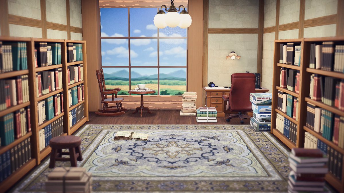 haruko_mori_'s tweet photo. イッテツさんの夏の田舎生活🌻おじいちゃんの家をイメージ…2階は書斎📚
 #どうぶつの森 #AnimalCrossing #あつ森写真部 #ハッピーホームパラダイス https://t.co/VHpTWXNFI5