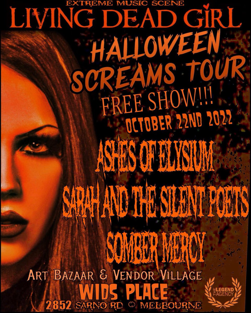 Excited to be performing Oct 22 in Melbourne, Florida. #melbourne #FloridaLife #floridamusic #spacecoast