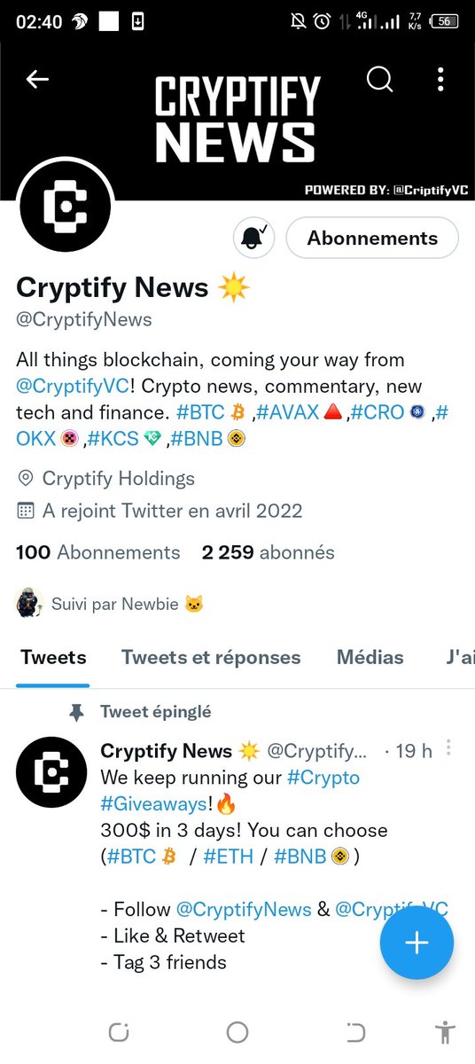 Max_Weber0's tweet photo. @CryptifyNews @CryptifyVC Thank you for this amazing giveaway 🙏

@L_Ekosso @makapulos1 @RFongani 

BNB BEP20 Address :

0xDa5F3095a39b988aD6e78d9a1B99ed4fCe27E937 https://t.co/CaZT7ehA04
