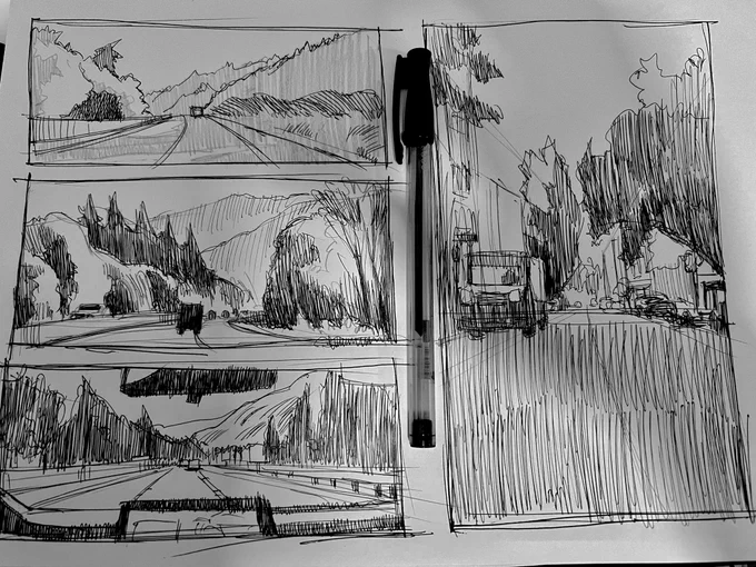 Environment sketches.

I promised myself to get better at environments this year so her we go. 