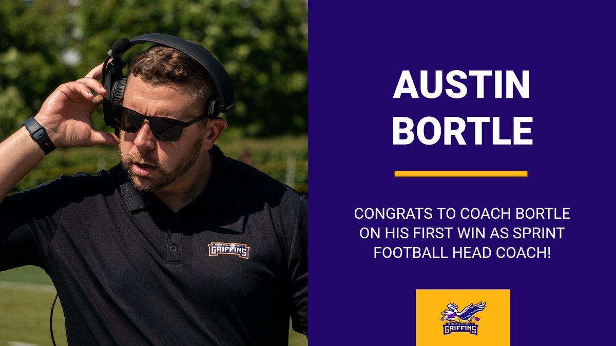 WINNER! @FontbonneSprint picks up its inaugural win after defeating Midway! #FBUGriffins #SoarHigher @FontbonneU 

🏈Chris Reckel 25-37 352 yds, 4 TD (2 pass, 2 rush)
🏈Reshad Singleton 8 catches 134 yds, 1 TD
🏈Jaylen Politte 7 catches 85 yds, 1 TD
🏈Andre Webb 7 catches 94 yds