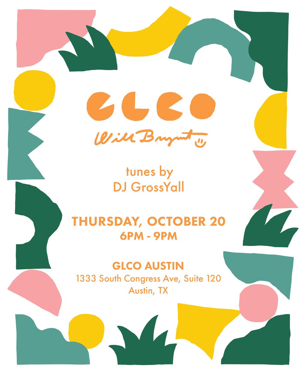 GrossYall 🍾 (@partyends) on Twitter photo Like to party? COME PARTY. There’s a big new mural unveiling Thursday at <a href="/GarrettLeight/">Garrett Leight California Optical</a> on South Congress. I’m bringing too many records and going to try and gaslight <a href="/willbryantplz/">Will Bryant</a> into thinking he’s losing his edge. COME PARTY. 🤓 Like to party? COME PARTY. There’s a big new mural unveiling Thursday at <a href="/GarrettLeight/">Garrett Leight California Optical</a> on South Congress. I’m bringing too many records and going to try and gaslight <a href="/willbryantplz/">Will Bryant</a> into thinking he’s losing his edge. COME PARTY. 🤓