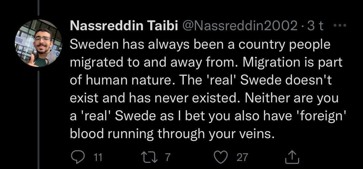 ErikGustafsson_'s tweet photo. It's honestly both infuriating &amp; mind-blowing. This man came to us a decade ago &amp; he's already claiming we don't exist. https://t.co/cdcXjn2ZUH