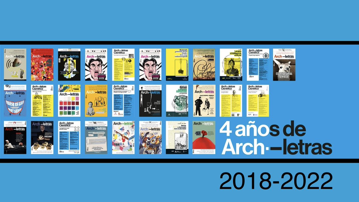 2018-2022: el proyecto @archiletras cumple cuatro años: ¡¡¡feliz aniversario!!! 🥳🎈🎉 ➡️archiletras.com/actualidad/el-…