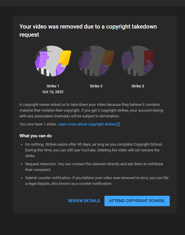 urnotjustin's tweet image. I just received a Copyright STRIKE on my channel on completely baseless grounds that is more than likely automated from RIOT GAMES for a short I made. @playvalorant @riotgames