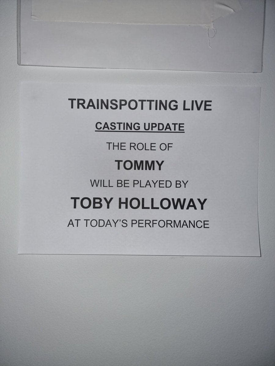 Another night at Tommy! What a fucking set of shows we had tonight! #trainspottinglive