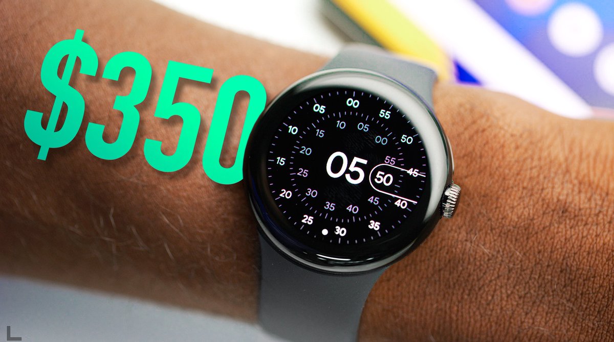 MKBHD's tweet photo. NEW VIDEO - I know I wasn't the only one hoping to love the Pixel Watch when it finally got announced, but turns out it's a bit of a clumsy first gen fumble. I'd recommend waiting for the second gen. My full review: https://t.co/u0q39D9uxy https://t.co/r7aZGBIsJQ