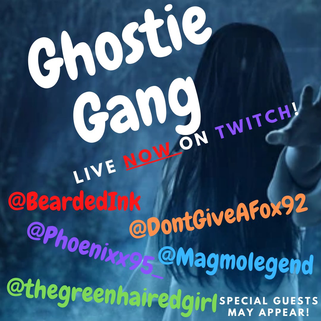 TheBeardedInk's tweet photo. Shenanigans with the #GhostieGang! 

Come hang!

@TheGreenHairedG @sophiescarff @magmolegend @DavesRetro @MaddunnGaming https://t.co/8r2QudUX40