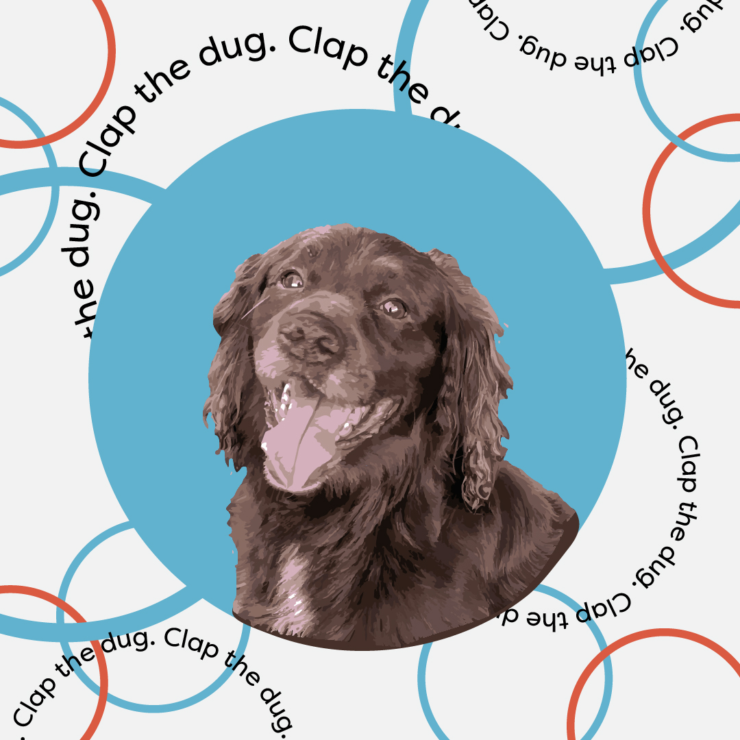 Mowdie_Designs's tweet photo. Here's the post fir yesterday's wird.
A made a wee design fir ma ither dug, Paddy! He loves bein clapped and gies big bumbie wiggles if ye dae!
#scotstober #dog #pet #clap #dugs https://t.co/NRoHMOXD7C