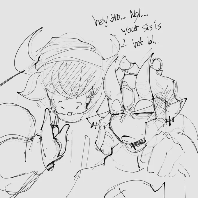 Jacob likes to tease cody a bit about his sis 