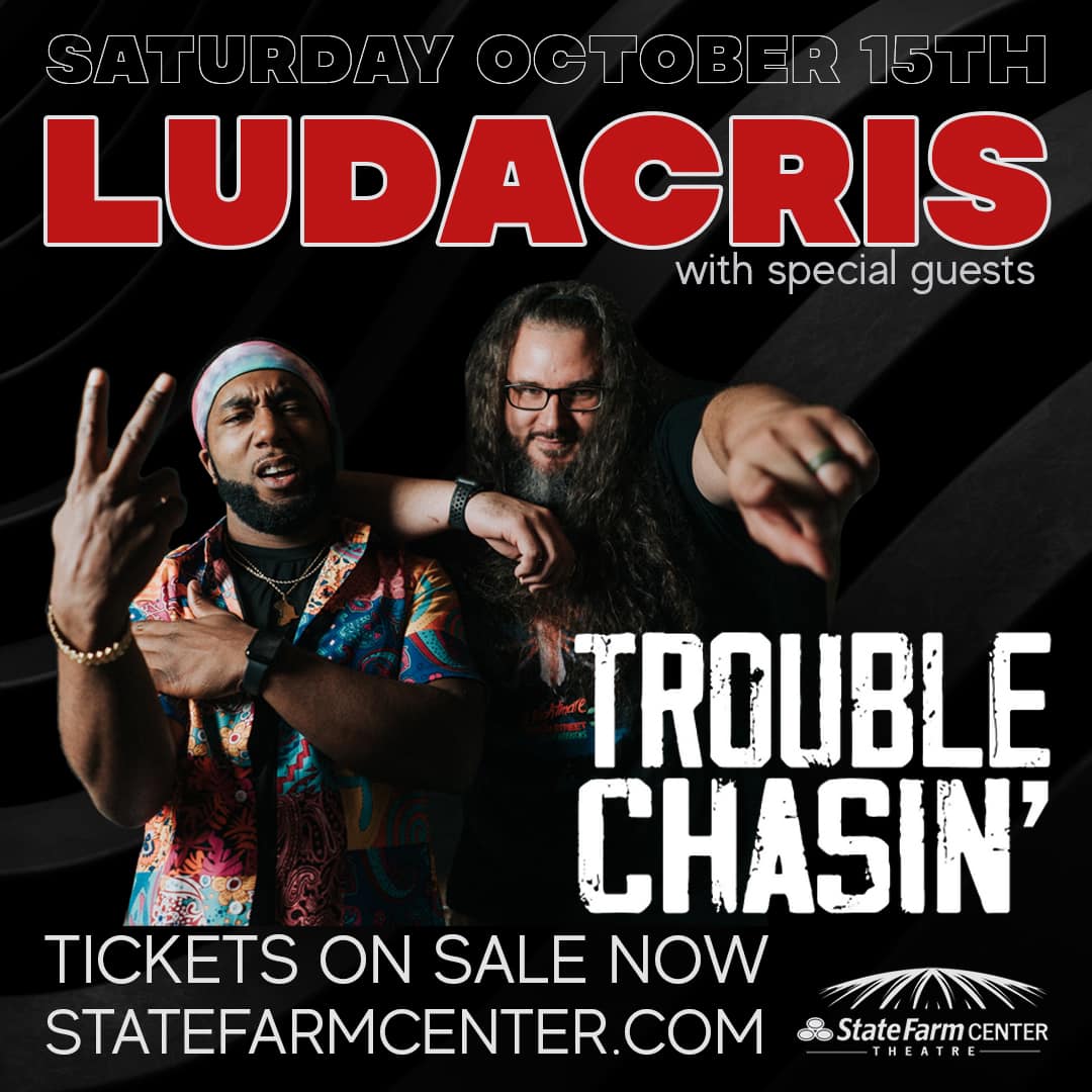 What a huge moment for <a href="/TroubleChasin/">Trouble Chasin’</a>! Opening for <a href="/Ludacris/">Ludacris</a> tonight at the State Farm Center. Love you guys! 🥂