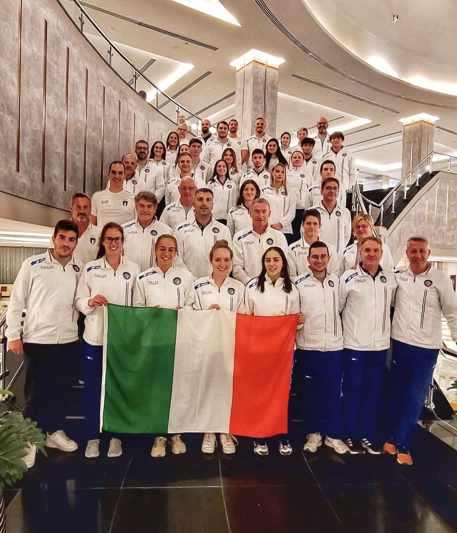 PUssorio's tweet photo. La Squadra italiana di Tiro a Segno ai Mondiali del Cairo… ❤️ https://t.co/7nG6rD8O6O