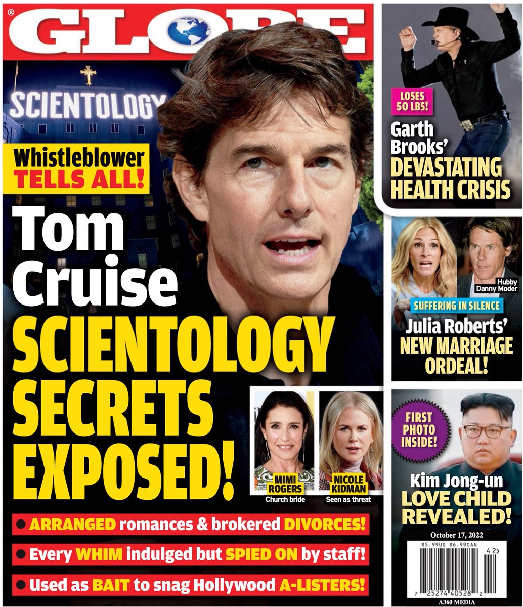 ScientologyMeme's tweet photo. Mike Rinders new book highlighting how disgusting Cruise is. 

#TomCruise DEADBEAT DAD #DannyMasterson’s DISGUSTING HUMAN BEING RAPIST LIAR   
#DavidMiscavige - a Psycho Dwarf!! https://t.co/gDy8J6nQHa