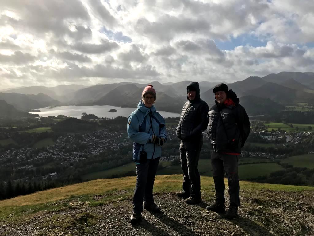 On Monday we headed to Borrowdale for a hillwalking club trip. Being such a nice day, we went for a short walk up Latrigg, an outlying shoulder of Skiddaw where a short walk to the summit rewarded us with views of Skiddaw and Blencathra, as well as over Keswick to Derwent Water.