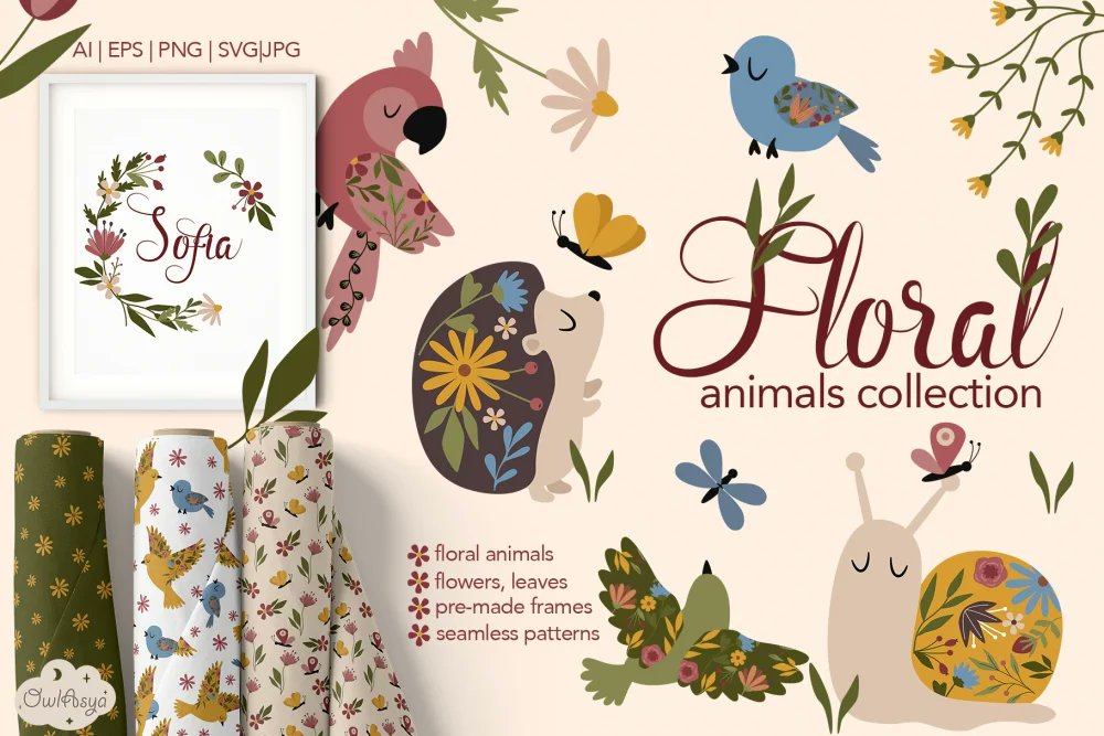 FreeCommClipArt's tweet photo. This adorable collection of cute woodland creatures is available from Design Cuts. This free vector clip art graphics bundle of Floral Animals is free until October 21st.
https://t.co/jBdP3CTFmM
#clipart #freevectorgraphics #freevectors https://t.co/kk8ghJpBle
