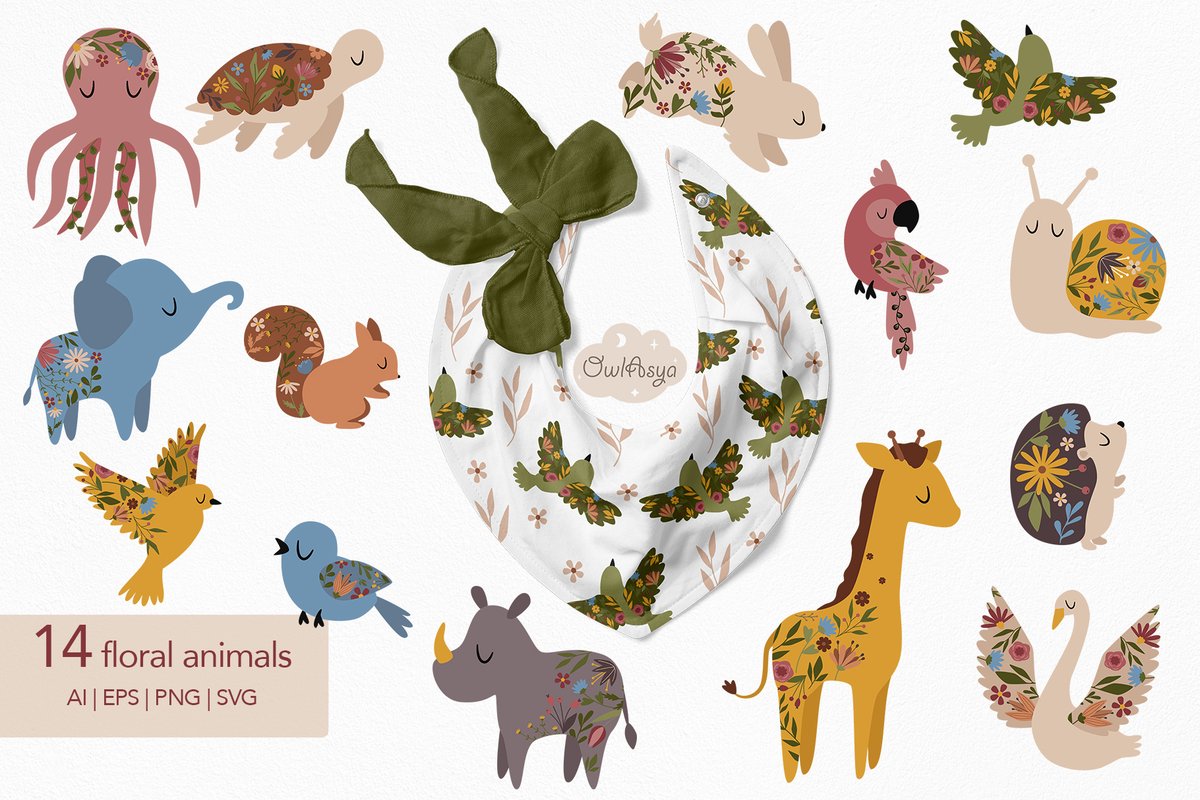FreeCommClipArt's tweet photo. This adorable collection of cute woodland creatures is available from Design Cuts. This free vector clip art graphics bundle of Floral Animals is free until October 21st.
https://t.co/jBdP3CTFmM
#clipart #freevectorgraphics #freevectors https://t.co/kk8ghJpBle