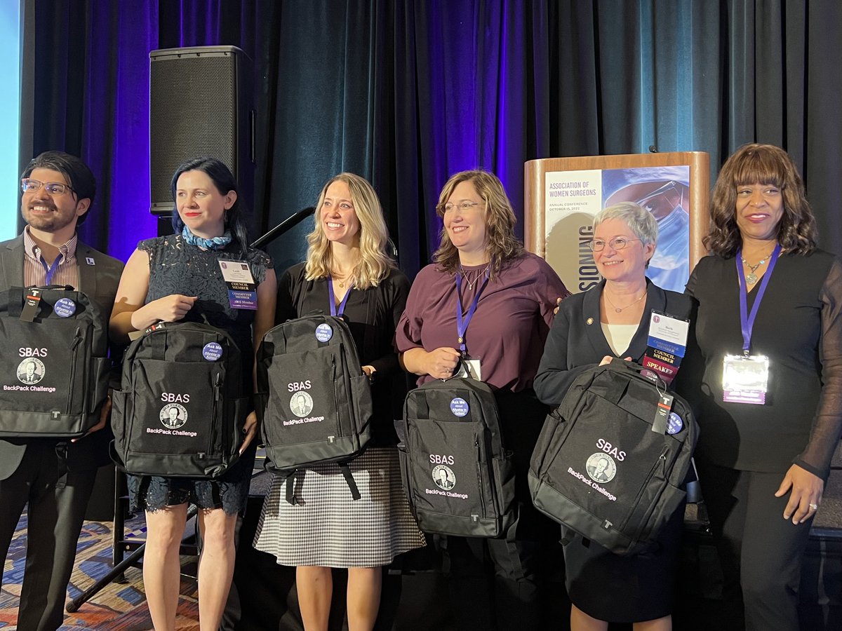 Marie Crandall, MD, MPH, FACS (@vegansurgeon) on Twitter photo #AWS2022 with <a href="/CarlaPughMDPhD/">Carla Pugh MD PhD</a> <a href="/SocietyofBAS/">Society of Black Academic Surgeons</a> Backpack Challenge #AWS2022 with <a href="/CarlaPughMDPhD/">Carla Pugh MD PhD</a> <a href="/SocietyofBAS/">Society of Black Academic Surgeons</a> Backpack Challenge