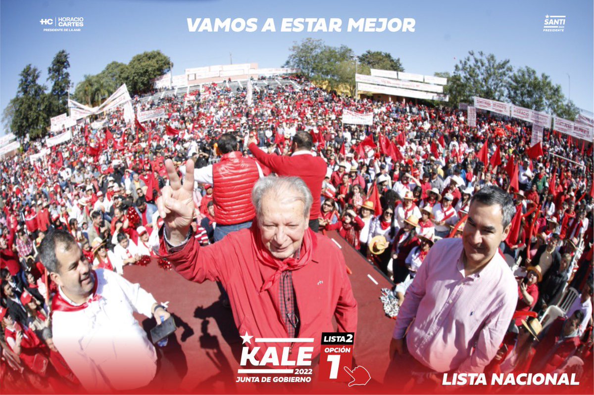 normafi30092037's tweet photo. @ElPRepublikno Cuando vinieron a cnel oviedo viva horacio viva santiago ✌🚩🚩🚩 https://t.co/ErQFPKmkFl