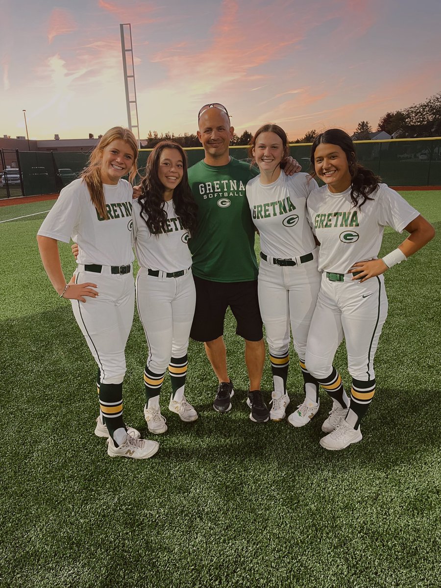 To the team that gave me everything for the past 4 years I could not give my thanks enough to the coaches and players that make this team a true family.Thank you for making every day a joy even if it’s 7 am hitting.A dragon for life🐉. #CLC #NFOF #BAGT #RollDrags <a href="/GretnaSoftball/">Gretna Dragons Softball</a>