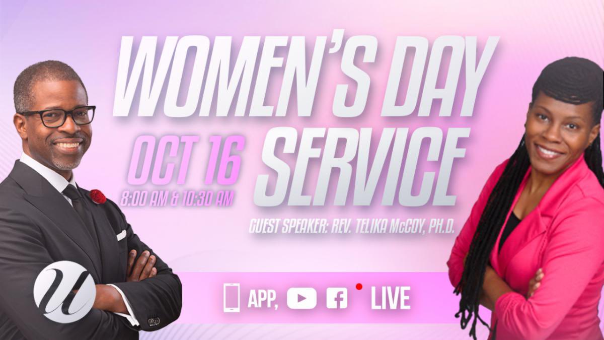 UBCDurham's tweet photo. We will celebrate Women's Day on Sunday, October 16, 2022. Our special guest will be the Rev. Dr. Telika McCoy.

Reminder: the 8:00 AM service is in-person. We stream our 8:00 AM and 10:30 AM services. Note: the 10:30 AM service is virtual only.
#myubcdurham https://t.co/kF6VoOYAVu