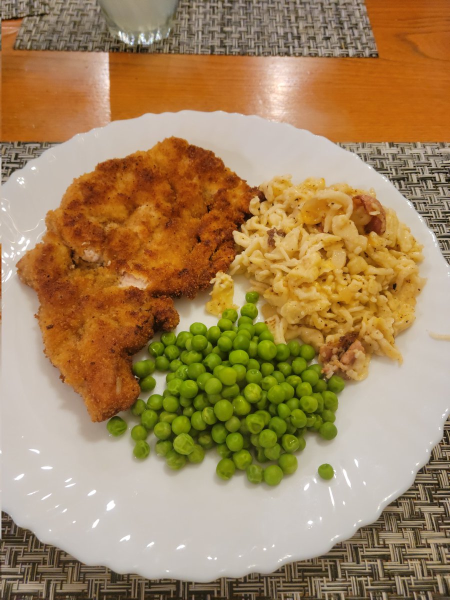 Too many election tweets.... its Oktoberfest and I was craving Schnitzel!  Eat #ontariopork #putporkonyourfork