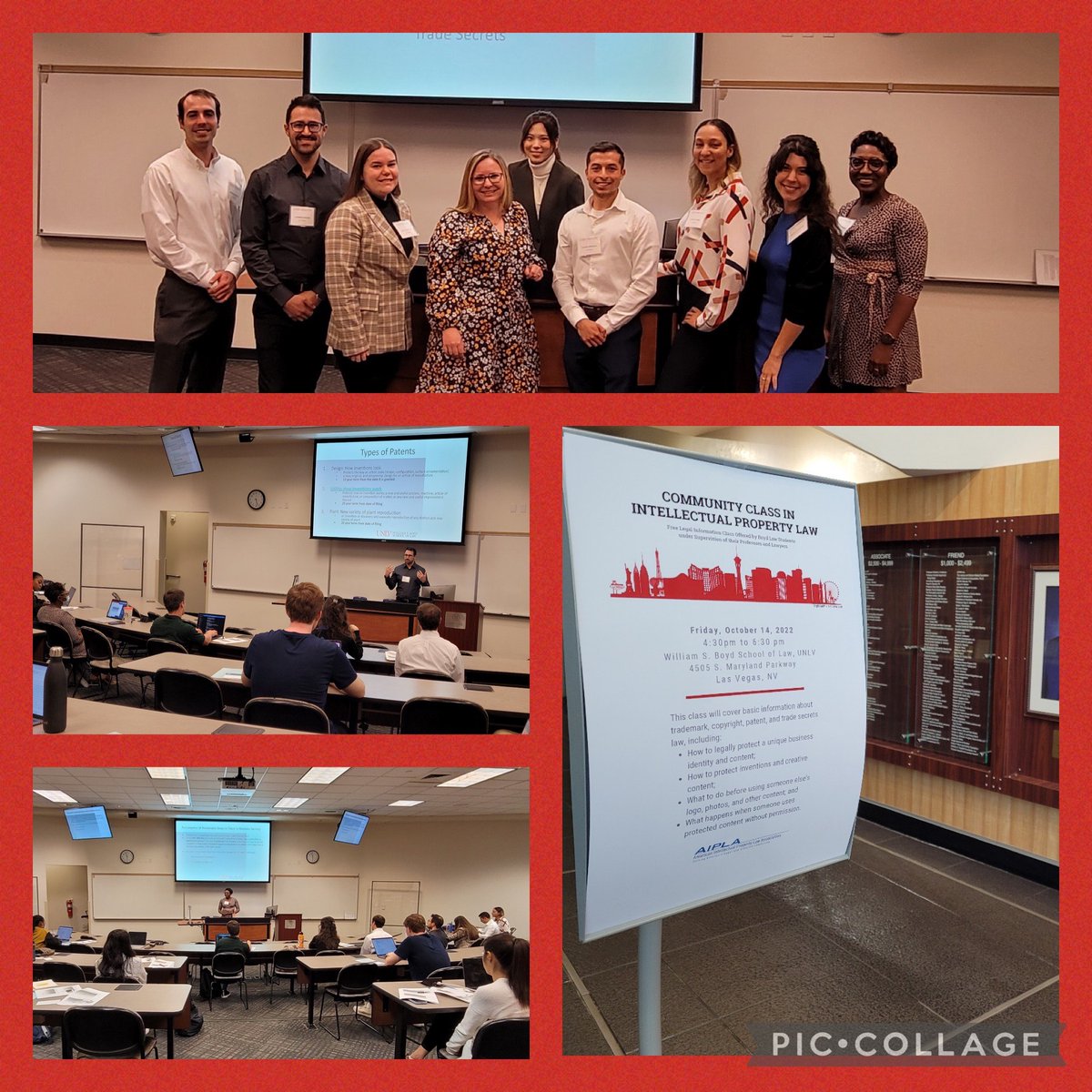William S. Boyd School of Law at UNLV (@boydlawunlv) on Twitter photo #lawstudents designed a #community class in #intellectualproperty law to share the basics of trademark, copyright, patent, & trade secrets. Great work reaching the #southernnevada community! Thank you Professor Trimble for guiding students to success.
@boydlawsba
<a href="/LCGrinvald/">Leah Chan Grinvald</a> #lawstudents designed a #community class in #intellectualproperty law to share the basics of trademark, copyright, patent, & trade secrets. Great work reaching the #southernnevada community! Thank you Professor Trimble for guiding students to success.
@boydlawsba
<a href="/LCGrinvald/">Leah Chan Grinvald</a>