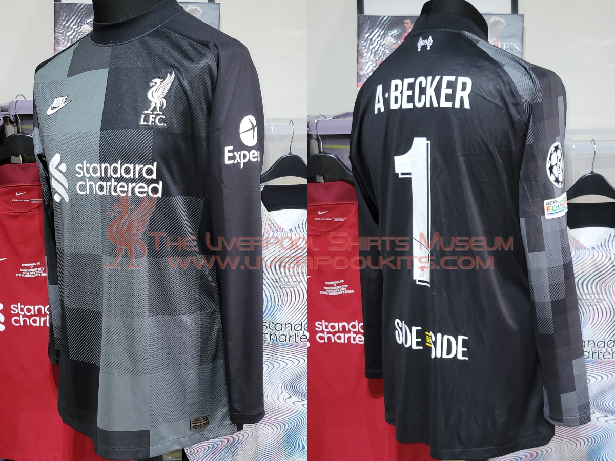 LivShirtsMuseum's tweet photo. Liverpool 2021-2022 UEFA Champions League Third Goalkeeper "Nike Futura" Player Shirt Number 1 Alisson Becker #LFC #MatchIssued #MatchWorn #PlayerShirt #NotForRetail @LFC @ChampionsLeague @Alissonbecker @LivShirtsMuseum https://t.co/lU9CgzaTp6
