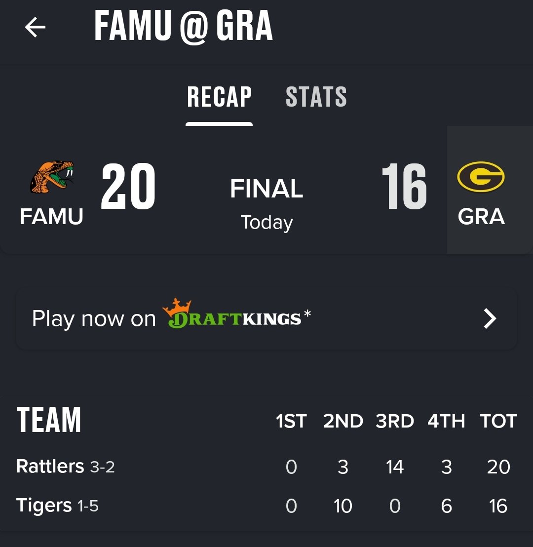 LegendofGrundy's tweet photo. 5 in a row for FAMU! Wasn't pretty, wayyyy to many penalties and mental mistakes but I will take it! 🐍🧡💚 #RattlerMan #FAMU4LIFE https://t.co/klHBYhqtYH