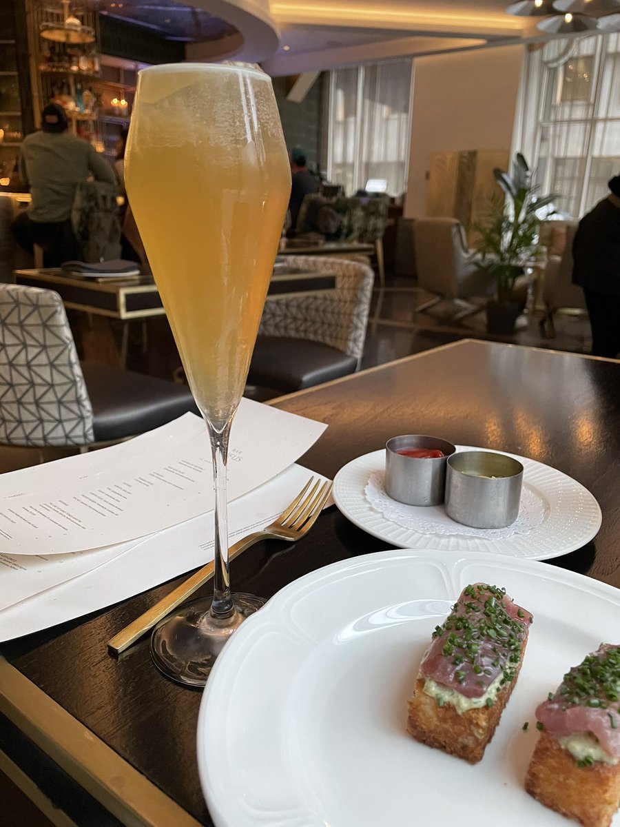 just a girl sitting in a restaurant enjoying her fries, her tuna tartine, her 75 &amp; her own damn sweet company actively avoiding eye contact with the man actively trying to make eye contact &amp; interrupt her joy. #NotTodaySatan