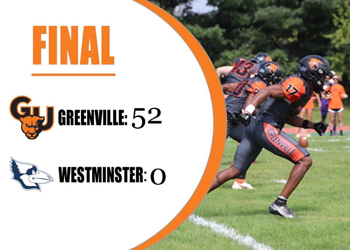 Greenville University Football tweet media