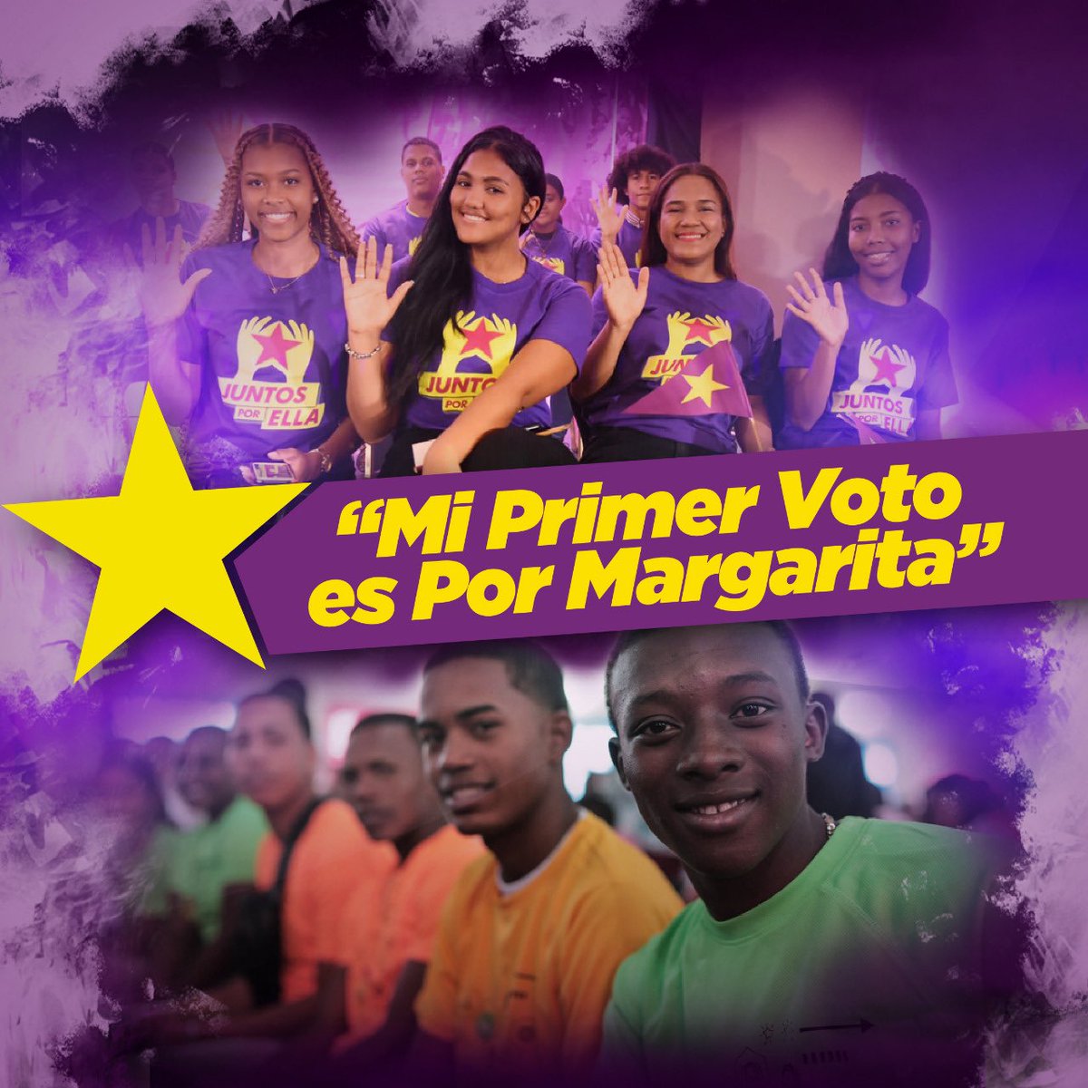 A ti que ejercerás tu primer voto, #Vota5 para que retornen las grandes oportunidades para la juventud, para que Ustedes sean pieza clave en el desarrollo de nuestro país. 🇩🇴🌼 #Margarita2024 #MargaritaPresidenta