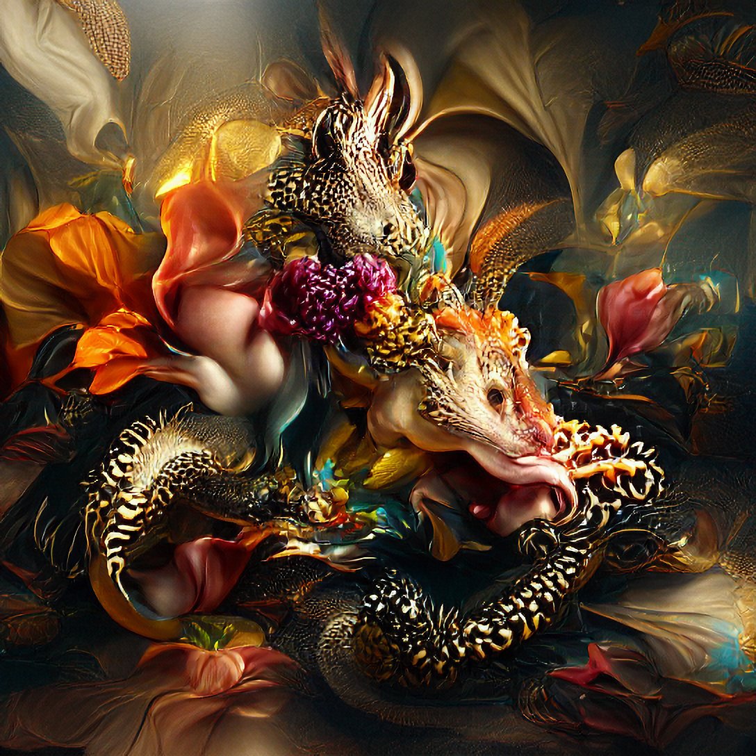Montreal_AI's tweet photo. One of One Edition "AI MAGICAL DRAGON NFT"

Only six (6) art pieces away from a 1 Eth Floor !!

2369 ✨🐉✨ (7 listed!)

https://t.co/vjBqeCy9fc

By: https://t.co/VaMGbO2eCr

#AIDragon #AIPrincess #MontrealAI #NFTartists #NFTCommuntiy https://t.co/MnBU6UZk8u
