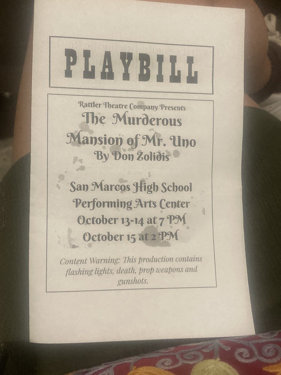 SMHS theatre is always popping off 🤩