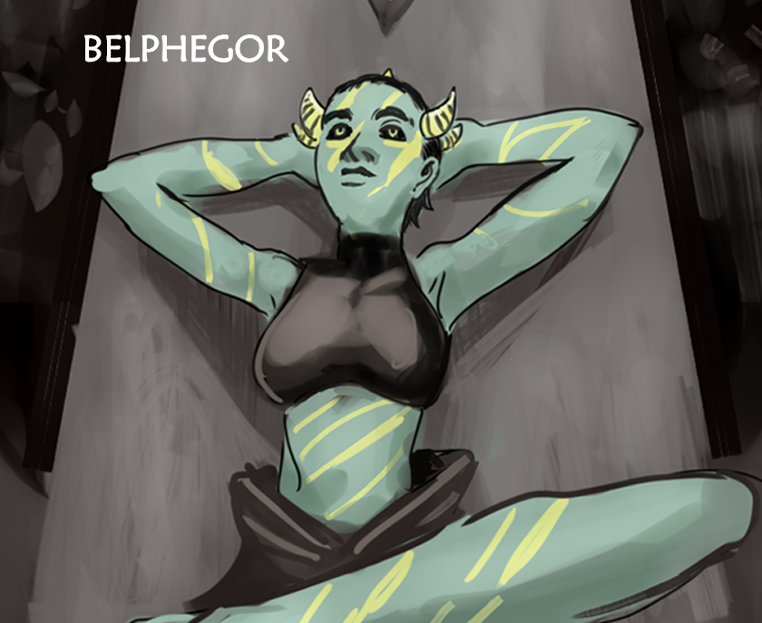 Lilith, Adrammelech, Dis and Belphegor.