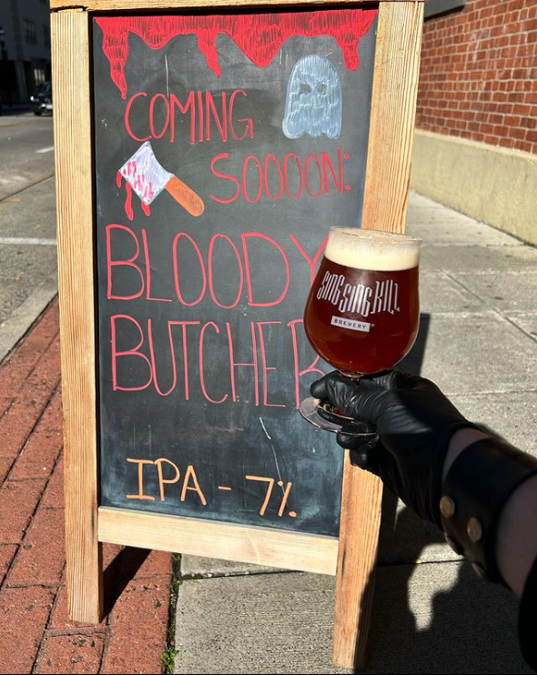 singsingkilbrew's tweet photo. How soon is now? Bloody Butcher IPA is on tap. Made with bloody butcher corn from our friends New York Craft Malt is now a 7% Dry Hopped IPA.
#SingSingKillBrewery #OssiningNY #BloodyButcherCorn #newipa #craftbeer #drinklocal #drinkcraft https://t.co/i5y2Sv5Hcd
