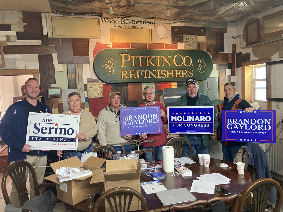 MarcForUsNY's tweet photo. We just had another successful Super Saturday across #NY19 talking to voters about @marcmolinaro ! 

Marc(k) your calendars because we’re just 24 days away from Election Day! https://t.co/tPhnhGg268