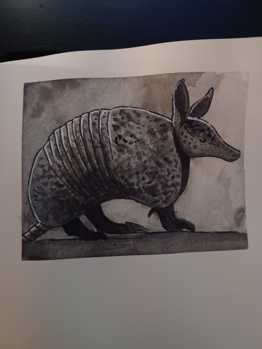 Empan85's tweet photo. Day 15 of Inktober was "Armadillo" https://t.co/2bW9s3WOUn