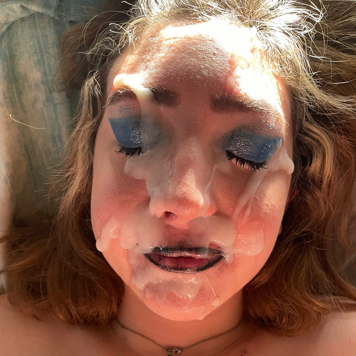 ChuckDelight's tweet photo. .@PH_MrSoap5 might have something to say about that 😏 

#yougotglossed #blindedbythewhite #facialized #facial #jizzonface #glazed #spermcocktail #hugeload #bukkake https://t.co/CiiejcjDOM