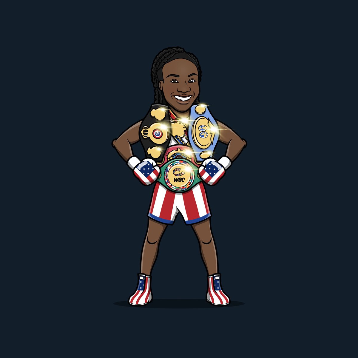 lunatoonboxing's tweet photo. GWOAT 🥊🏆 @Claressashields https://t.co/uYAQsHxlJK