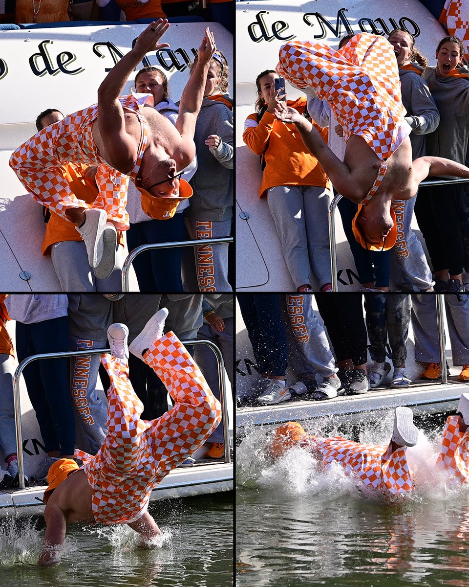 CollegeGameDay's tweet photo. Pat McAfee's backflip was definitely a highlight of College Gameday 😂🌀 @PatMcAfeeShow https://t.co/kOyD1BOVno