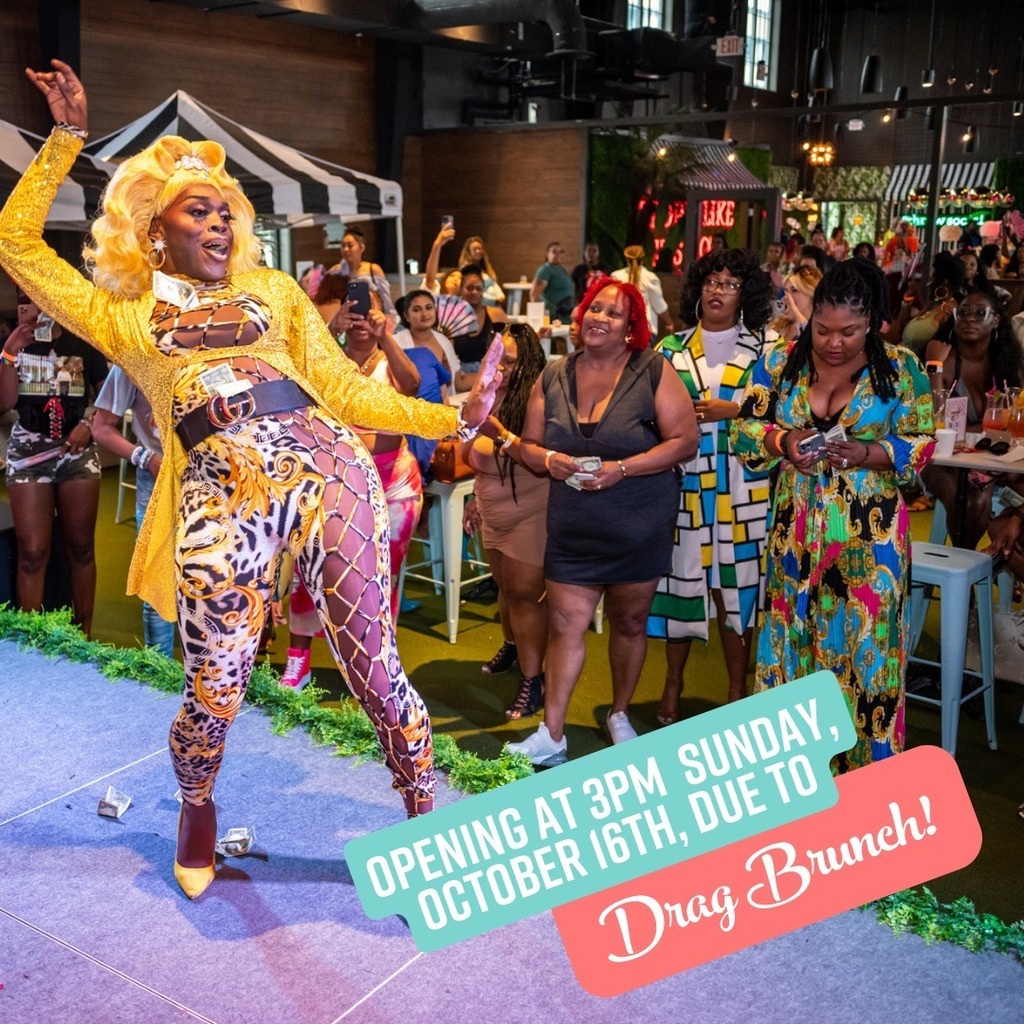 We will be opening a little later tomorrow because the QUEENS are back! 🦩🌴 Our Hallow-QUEEN #DragBrunch is tomorrow from 12-3pm, so be sure to stop by #KickAxeThrowing, our sister venue located downstairs and join us after 3pm! If you want to join th… instagr.am/p/CjwEv_SLGiz/