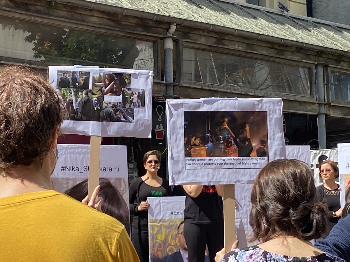 Joe_Looij's tweet photo. Come down to support the women of Iran. We are here til 12:30 #bucketfountain #CubaSt #Wellington #MahsaAmini https://t.co/rKkgMgPQ0o