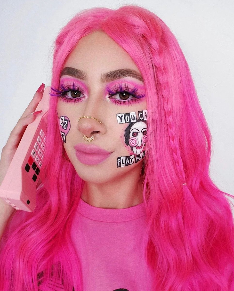ProfusionCo's tweet photo. Do you want to play a game? ๐ตโ๐ซ๐ @_francis_kay created this look using our North Shore High Yearbook palette and our Bright Lights liner in Pinkโจ
_____________
#profusioncosmetics #halloweenlooks #octobermakeup #halloweenmakeup #meangirls #meangirlsedit #bbloggers https://t.co/xjqRxhUkqJ