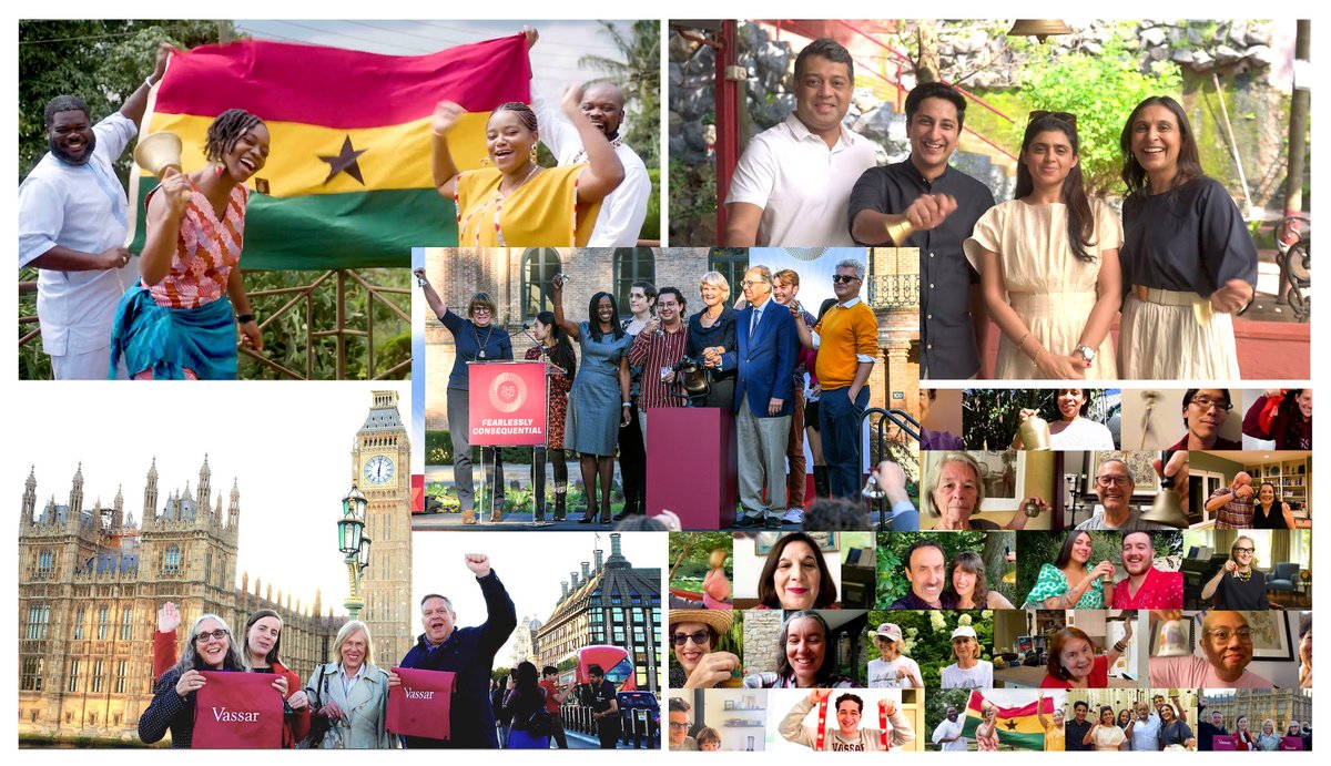 Vassar's tweet photo. We’ve launched Vassar’s $500 million comprehensive campaign, Fearlessly Consequential: A Campaign for Our Collective Future, with alums from around the world joining in!
https://t.co/mpo2CGVwaF https://t.co/sebCOl0l90