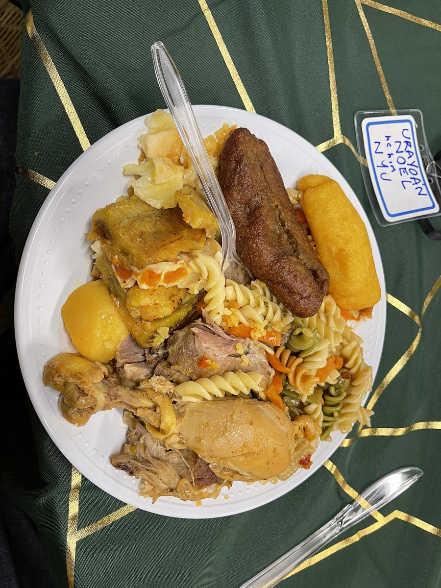 urayoannoel's tweet image. Beautiful sunset, delicious homemade #comidapuertorriqueña &amp;amp; #plena celebración at @RicanStudies gala @S_T_C_C #prsa2022