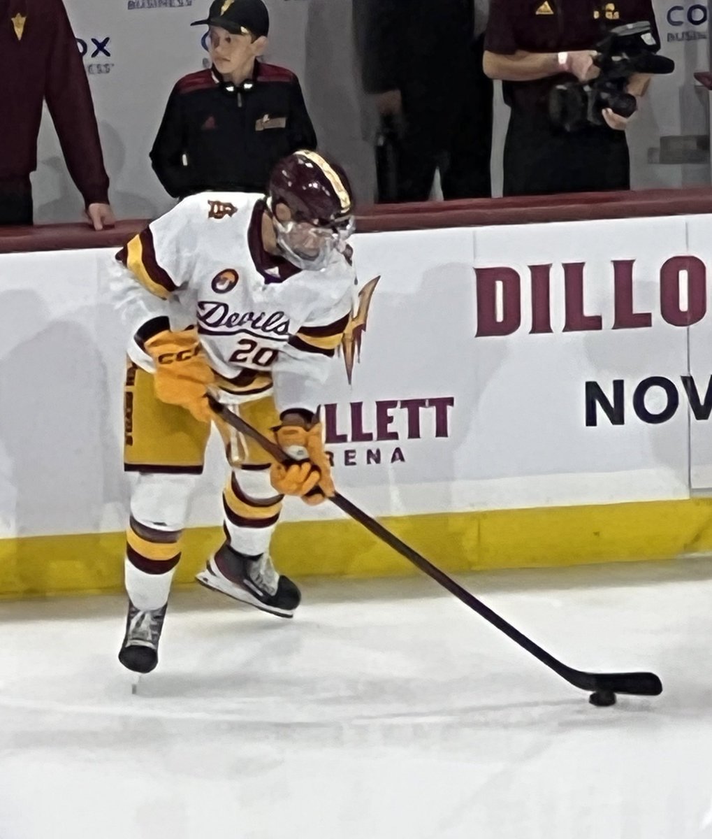 College Hockey West (@collegehockeyw) on Twitter photo Several <a href="/SunDevilHockey/">Sun Devil Hockey</a> players caught my eye last night in the <a href="/MullettArena/">Mullett Arena</a> opener, but none more than forward turned defenseman <a href="/jniedermayer27/">Jackson Niedermayer</a> <a href="/asucoachpowers/">Greg Powers</a> says he was outstanding and has pretty solid, world class defensive bloodlines! Several <a href="/SunDevilHockey/">Sun Devil Hockey</a> players caught my eye last night in the <a href="/MullettArena/">Mullett Arena</a> opener, but none more than forward turned defenseman <a href="/jniedermayer27/">Jackson Niedermayer</a> <a href="/asucoachpowers/">Greg Powers</a> says he was outstanding and has pretty solid, world class defensive bloodlines!