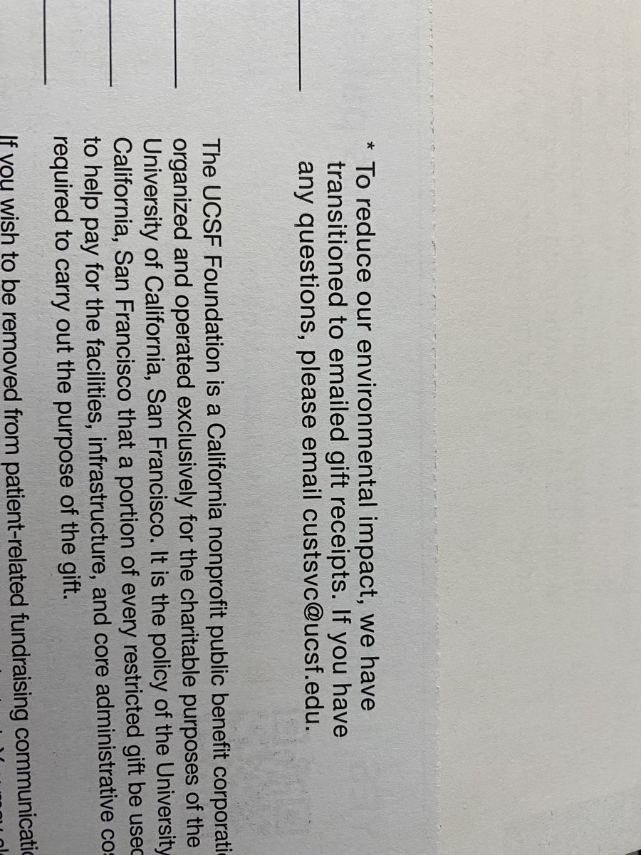 I received a direct mail solicitation.  While I applaud the intent with the statement “To reduce our environmental impact, we have transitioned to emailed gift receipts.”  I like the old fashioned thank you letter.  I’m interested in what others, especially fundraisers think.